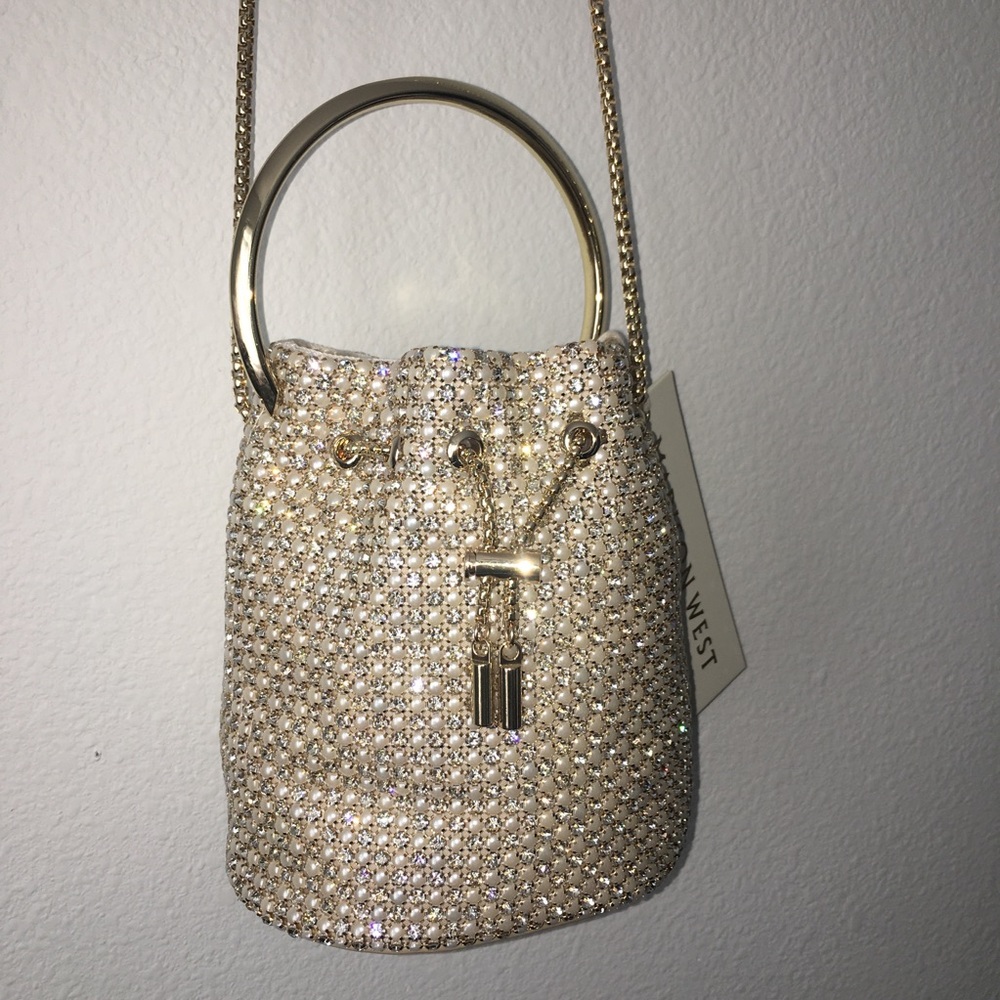 Madison West Crystal Pearl Handbag - Picture 6 of 9